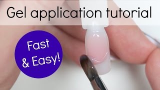 How to  Gel nail Application tutorial  Step by step [upl. by Ahsiral275]