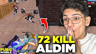 72 KİLL ALDIM YENİ KİLL REKORUM  PUBG MOBİLE [upl. by Rikki]