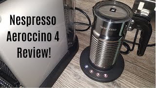 Nespresso Aeroccino 4 Milk Frother Review  Worth upgrading from the Aeroccino 3 [upl. by Benge317]