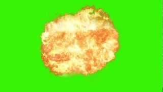 Explosion croma key green screen [upl. by Ainorev]