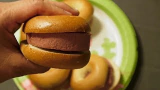 Liver Sausage Mini Bagel Sandwiches [upl. by Valry]