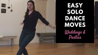 How to Dance to Pop Music at Weddings  Easy Solo Dance Moves [upl. by Uhn]