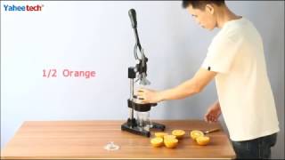 Hand Press Manual Fruit Juicer  Yaheetech [upl. by Gabor]