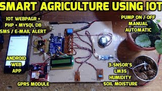 Smart Agriculture Using IOT [upl. by Ahtiekal]