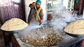 Kabuli Pulao Recipe  Giant Meat Rice Prepared  Most Famous Afghani Pulao  Peshawar Street Food [upl. by Alaster]