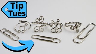 DIY Paperclip Rings  Tip Tuesday [upl. by Xavier]