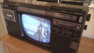 Fortnite on a 1984 Panasonic Boombox [upl. by Eisak559]