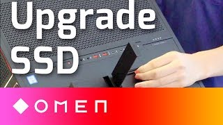 How To Upgrade SSD  OMEN X Desktop  OMEN [upl. by Hutton]