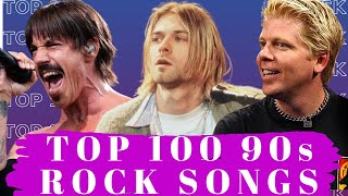 Top 100 90s Rock Songs Best 90s Rock Songs [upl. by Ecnesse]