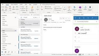 How to Track Outlook Emails in Dynamics 365 [upl. by Auod]