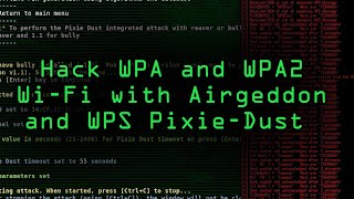 Hack WPA amp WPA2 WiFi Passwords with a PixieDust Attack using Airgeddon Tutorial [upl. by Ellerad761]