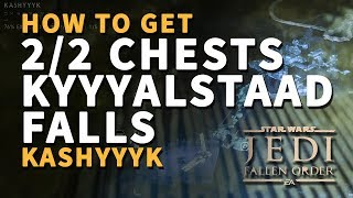 All Kyyyalstaad Falls Chests Locations Kashyyyk Star Wars Jedi Fallen Order [upl. by Inalak]