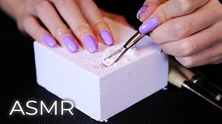 ASMR Satisfying Gym Chalk Crushing Carving Sounds for Sleep No Talking [upl. by Malley848]