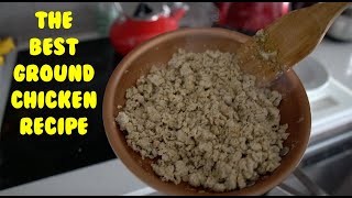 How To Cook Ground Chicken Healthy [upl. by Ares]