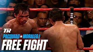 Erik Morales vs Manny Pacquiao 1  FREE FIGHT  GREAT FIGHTS IN BOXING [upl. by Suchta607]