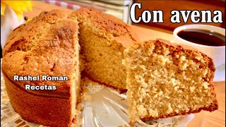 PASTEL DE AVENA en LICUADORA ESPONJADITO bien FACIL Y RÁPIDO [upl. by Ajat605]