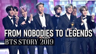 BTS  FROM NOBODIES TO LEGENDS 2019 [upl. by Sauder]