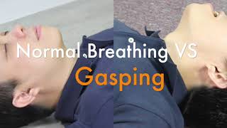 Sudden Cardiac Arrest SCA and Agonal Breathing Gasping [upl. by Anauq]