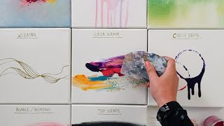 Acrylic Painting Techniques 9 Easy Tricks [upl. by Ilario]