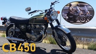 1973 Honda CB450 Slays the Snake on Mulholland Highway [upl. by Francklyn]