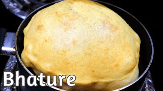 Bhatura Recipe  How to make perfect BhaturaBhature [upl. by Ruon]