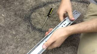 How to Fix a Soft Close Drawer Slider [upl. by Nager]