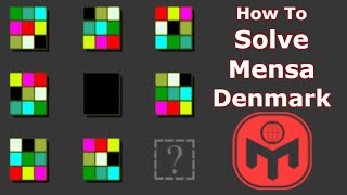 Solving The Mensa DENMARK IQ Test Puzzles 145 IQ Answers [upl. by Cressi40]