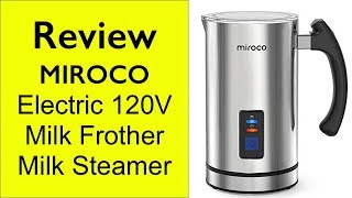 Review Miroco Milk Frother  How to make froth milk at home [upl. by Laud959]