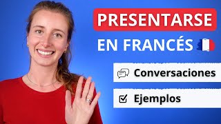 Cómo Presentarse En Francés 🇫🇷 Conversaciones Básicas Ejemplos [upl. by Aerdma]