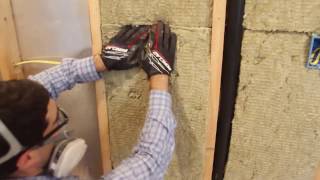 How to Insulate Walls with Rockwool  by Home Repair Tutor [upl. by Horner]