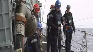 HMS Westminster conducts Replenishment at Sea 2011 [upl. by Yhtnomit]