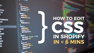 Custom CSS Shopify 2021  Shopify Basic Expert Tutorial [upl. by Ulund]