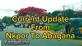 ANAMBRA STATE NIGERIA Onitsha To Abagana Old Road Current View [upl. by Myrtia]