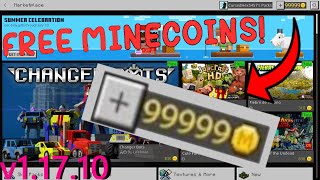 HOW TO GET UNLIMITED MINECOINS GLITCHHACK  MINECRAFT BEDROCK EDITION  WORKING 2021 LATEST 11710 [upl. by Atnahsa870]