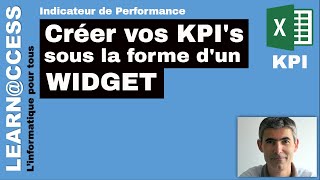 Excel  Créer et Copier vos Indicateurs de Performance Widget [upl. by Ratha649]