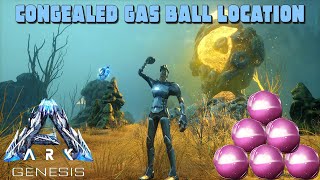 ARK Genesis  Congealed Gas Ball Location l EASY WAY TO OBTAIN [upl. by Negris840]