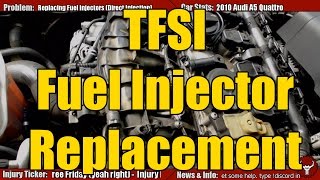 TFSI VW Audi Injector Replacement [upl. by Ajdan]