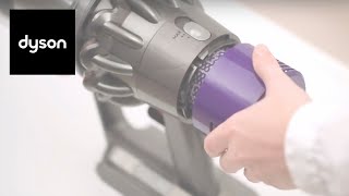 How to clean your Dyson Cyclone V10™ cordless vacuums filter [upl. by Mauldon]