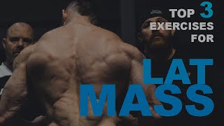 Top 3 Exercises for LAT MASS [upl. by Ravid754]