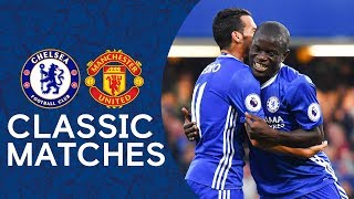 Chelsea 40 Man United  EXTENDED Highlights  Premier League 1617  Chelsea FC [upl. by Anneliese]