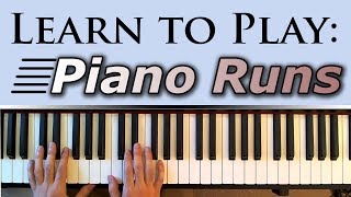 Learn to Play Fast Piano Runs Fills [upl. by Edalb]