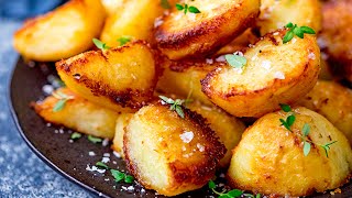 The BEST Crispy Roast Potatoes [upl. by Melan]