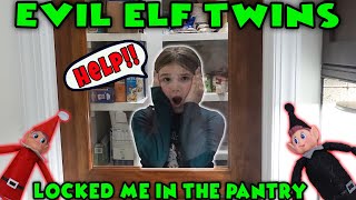 Mean Elf On The Shelf Locked Me In The Pantry Elves Gone Bad [upl. by Bautista]