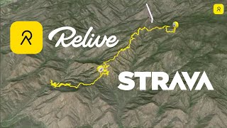 How to Create Animated Trail Maps with STRAVA  RELIVE [upl. by Ehr]