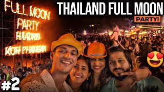 World Famous FULL MOON PARTY KOH PHANGAN THAILAND  Complete Guide [upl. by Inoek174]