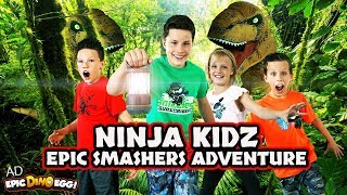 Epic Dino Smashers Adventure Ninja Kidz [upl. by Noswal]