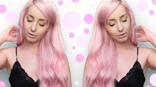 How To Pastel Pink Hair Tutorial  by tashaleelyn [upl. by Renita987]