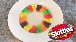 Easy DIY Skittles Rainbow Trick [upl. by Ritz]