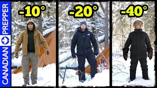 3 Levels of Cold Weather Clothing Cool Cold and Extreme [upl. by Ahsenra]