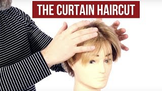 How to Achieve the Curtains Haircut  TheSalonGuy [upl. by Gahl795]